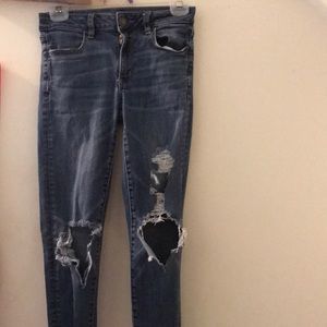 American eagle ripped jeans